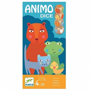 Настольная игра – Зверокубики (Djeco, 08475/18k)